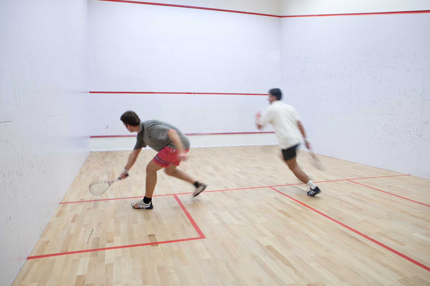 Competitive squash play — Phase 4 builds the elite pathway